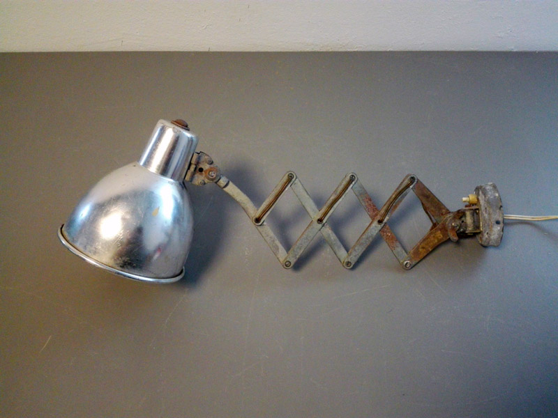 aplique flexo pared taller metal rosca e27 16.5x34-58x14.5 1u